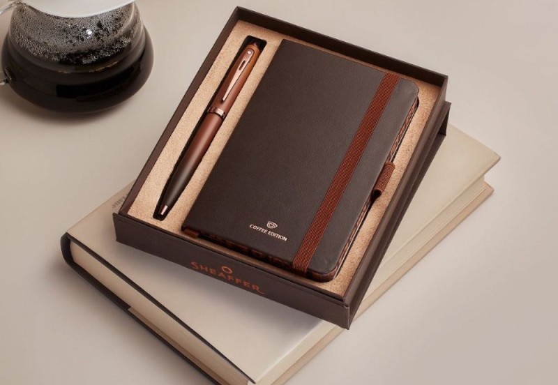 Sheaffer 100 Coffee Edition Matt Brown - Zestaw_ długopis i notes NOTEKA (10).jpg