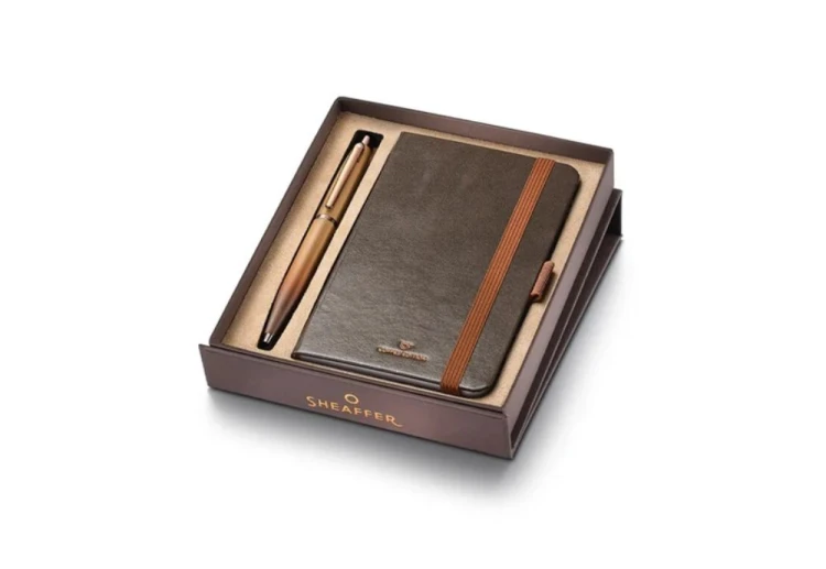 Sheaffer VFM Coffee Edition Matt Brown - Zestaw_ długopis i notes NOTEKA (2).jpg