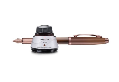 Sheaffer 100 Coffee Edition Matt Brown Zestaw pióro wieczne i atrament 50 ml.jpg