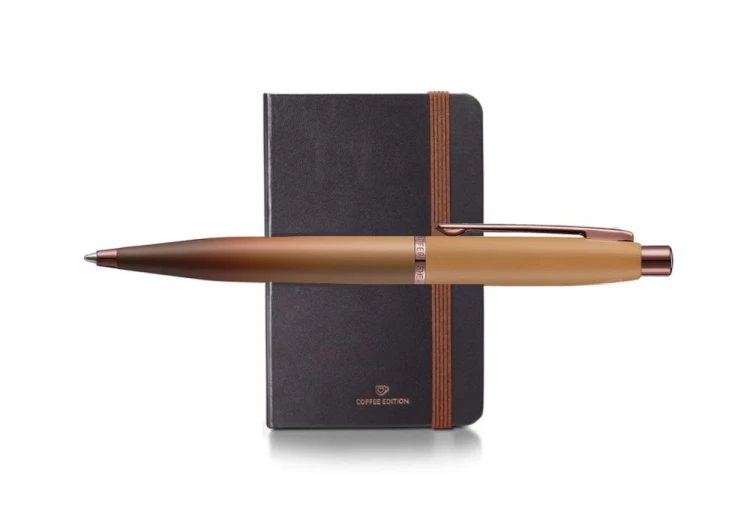 Sheaffer VFM Coffee Edition Matt Brown długopis zestaw z notesem.jpg