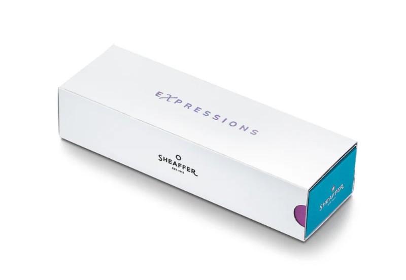 Sheaffer 100 Pióro Kulkowe EXPRESSIONS blue and pink NOTEKA (5).jpg