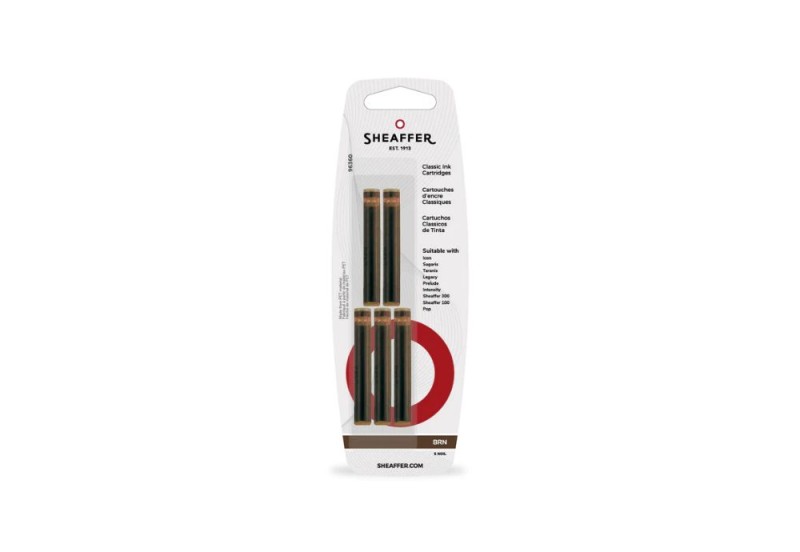 Sheaffer naboje atramentowe Classic Brown NOTEKA.jpg