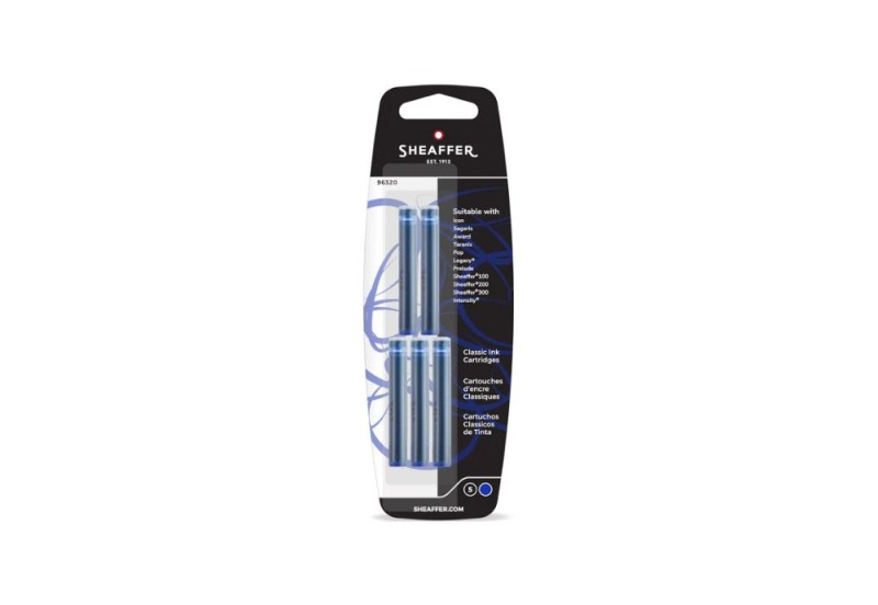 Sheaffer naboje atramentowe Classic Blue NOTEKA.jpg