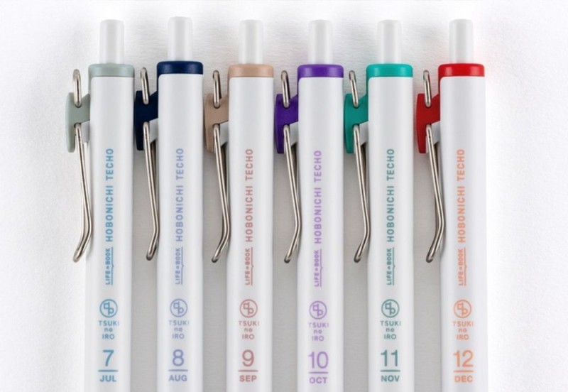 Hobonichi Techo TSUKI no IRO_ Uniball One - zestaw długopisów żelowych (11).jpg