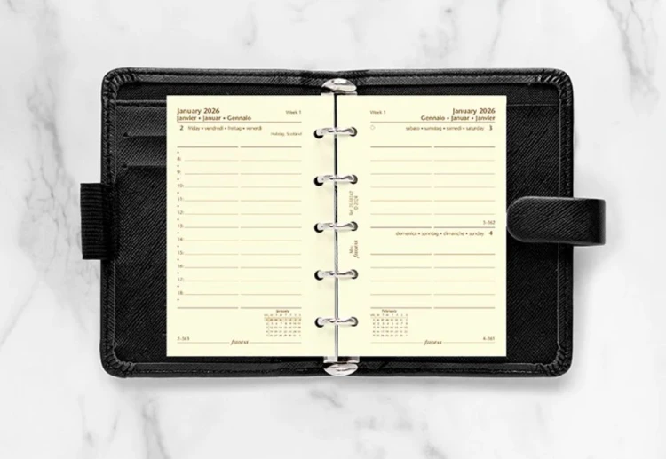 Filofax wkład kalendarzowy one day a page 2026 mini NOTEKA (3).jpg