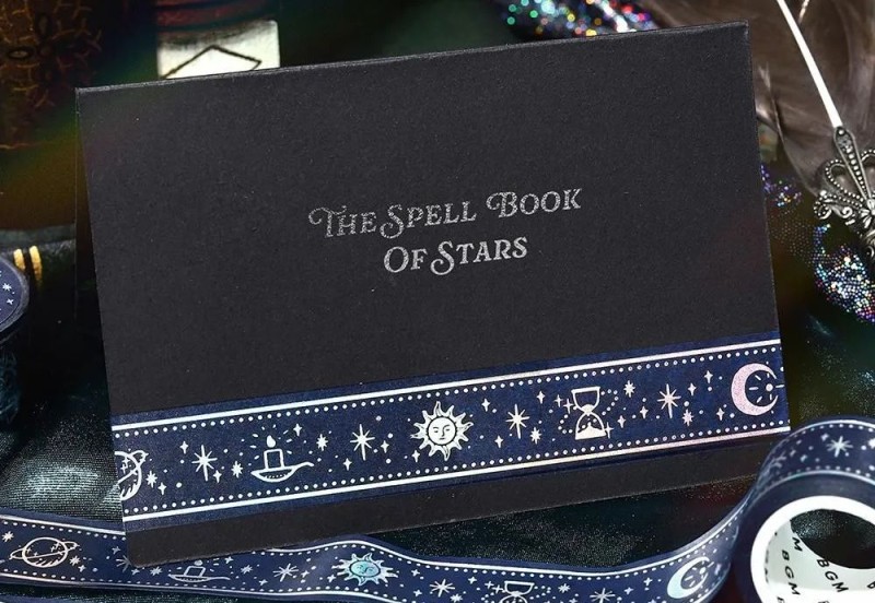 BGM Taśma Washi Star Magic Book: Ao