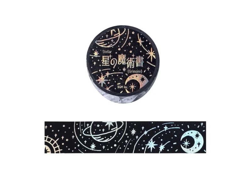 BGM Taśma Washi Star Magic Book: Darkness