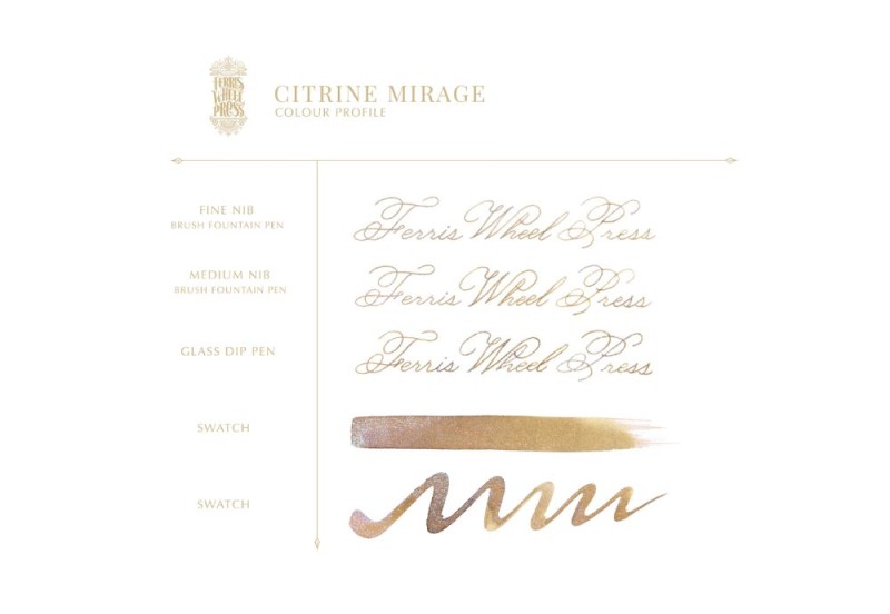 Ferris Wheel Press atrament 10ml Citrine Mirage NOTEKA (2).jpg