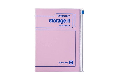 mark's japan notes a5 w kropki Pink NOTEKA.jpg