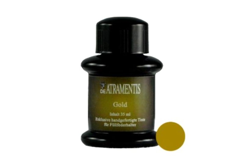 de atramentis atrament wodoodporny złoty document ink gold NOTEKA.jpg
