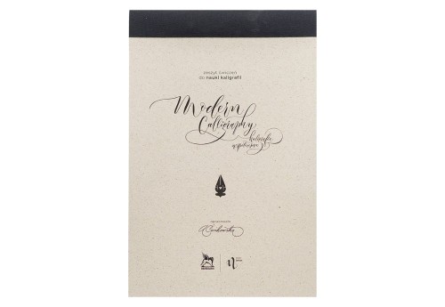 Modern Calligraphy Renesans & Nice Letter Zeszyt ćwiczeń do kaligrafii - Blok A4