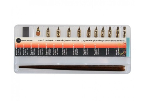 Manuscript Zestaw do kaligrafii Round Hand Set NOTEKA.jpg