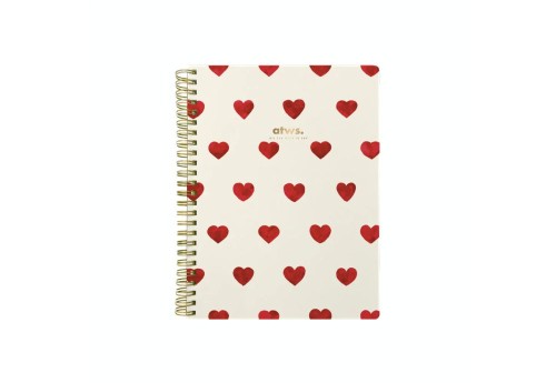 All the ways to say Notes na spirali Hearts - linie