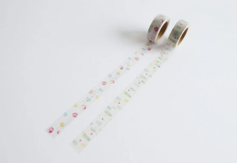 Yohaku Masking Tape Taśma Washi - Kagayaki (4).jpg