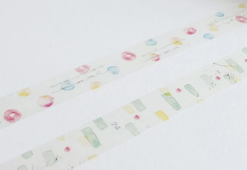 Yohaku Masking Tape Taśma Washi - Kagayaki (6).jpg