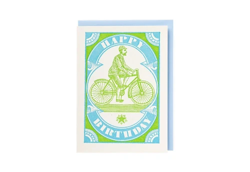 Archivist Gallery Kartka Bicycle Happy Birthday