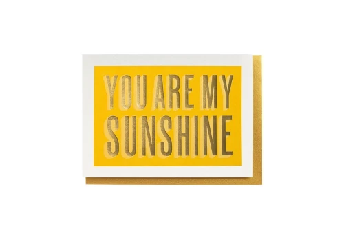 Archivist Gallery Kartka You Are My Sunshine