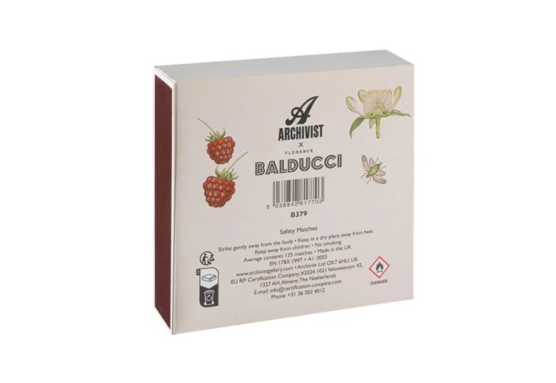 Archivist Gallery Zapałki Rose Framboise Matches NOTEKA (1).jpg