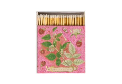 Archivist Gallery Square Matchboxes - Zapałki Rose Framboise Matches 