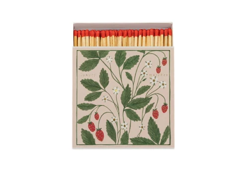 Archivist Gallery Square Matchboxes - Zapałki Strawberry Matches 