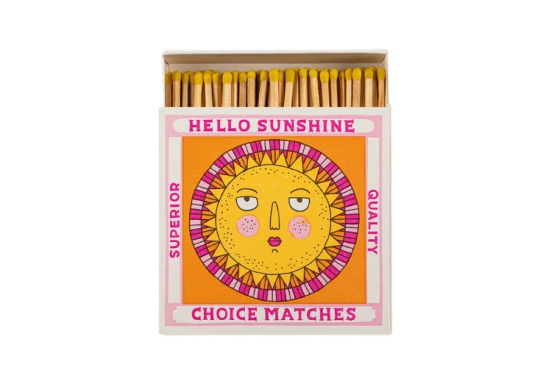 Archivist Gallery Zapałki Hello Sunshine matches NOTEKA.jpg