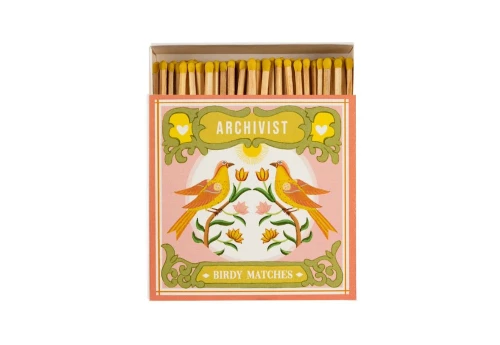 Archivist Gallery Square Matchboxes - Zapałki Birdy Matches