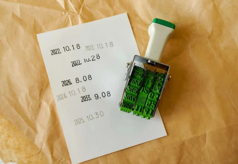 Sanby Rotary Stamp Techno Rotary Stamp No.5 Date - obrotowa pieczątka NOTEKA (2).jpg