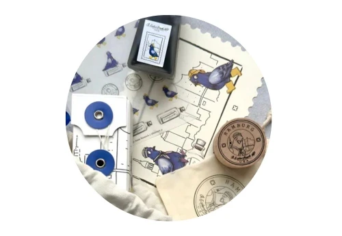 Esterbrook Atrament Pigeon Poop - edycja limitowana 2026 - zestaw Bundle Set  Hamburg