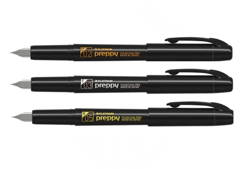 Platinum Preppy Black Edition - Pióro Wieczne Czarne