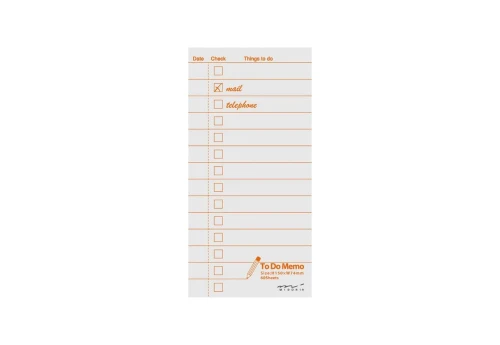 Midori Memo Pad To Do List Gray