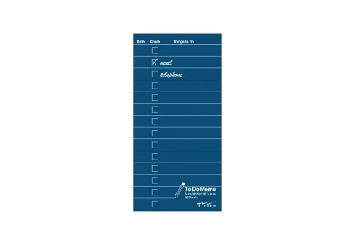 Midori Memo Pad To Do List Navy