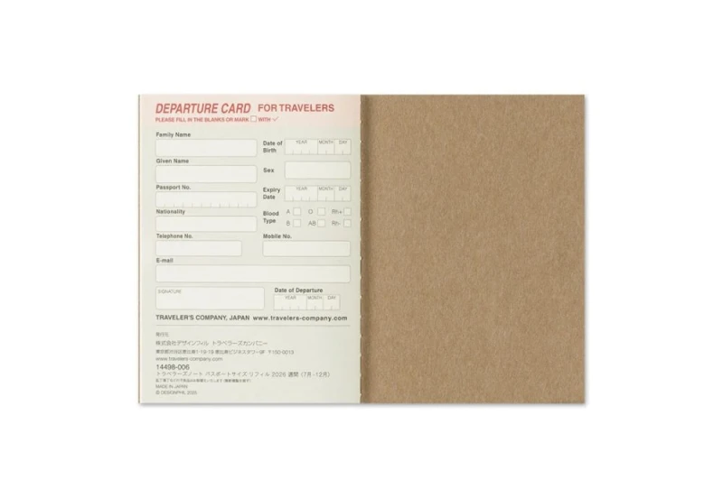 Traveler's Notebook Diary 2026 kalendarz passport size NOTEKA (6).jpg