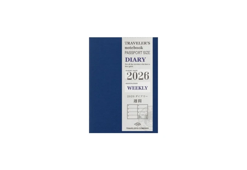 Traveler's Notebook Diary 2026 kalendarz passport size NOTEKA.jpg