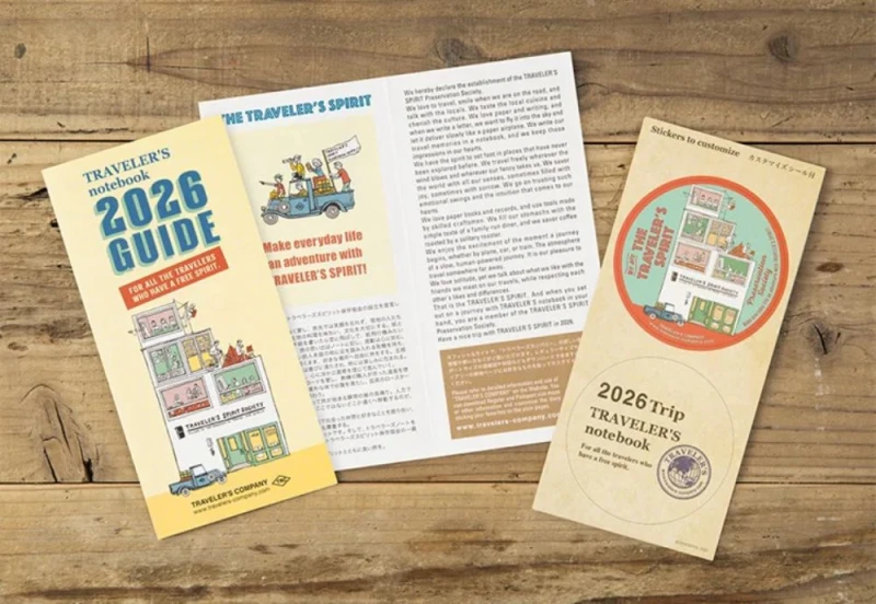 Traveler's Notebook Diary 2026 kalendarz układ pionowy regular size NOTEKA (7).jpg