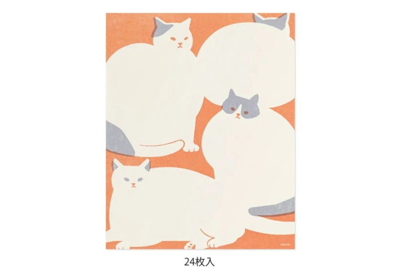 Papier listowy Midori Easy&Cozy Kot NOTEKA (2).jpg