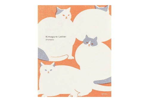 Midori Easy&Cozy Letter Paper Papier Listowy Kot