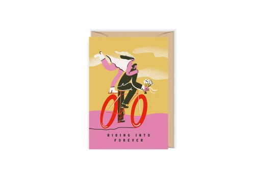 Cudowianki Kartka Ślubna - Riding into forever