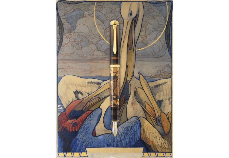 Pelikan M600 Souverän Art Collection Georg Tippel 14k - Pióro Wieczne (5).jpg