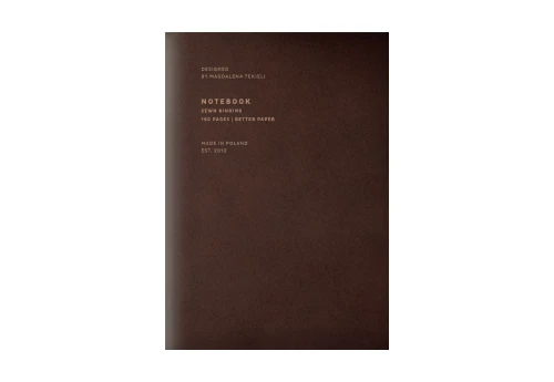 Magdalena Tekieli Notes Paper Love Earth-Tone Brown Notebook