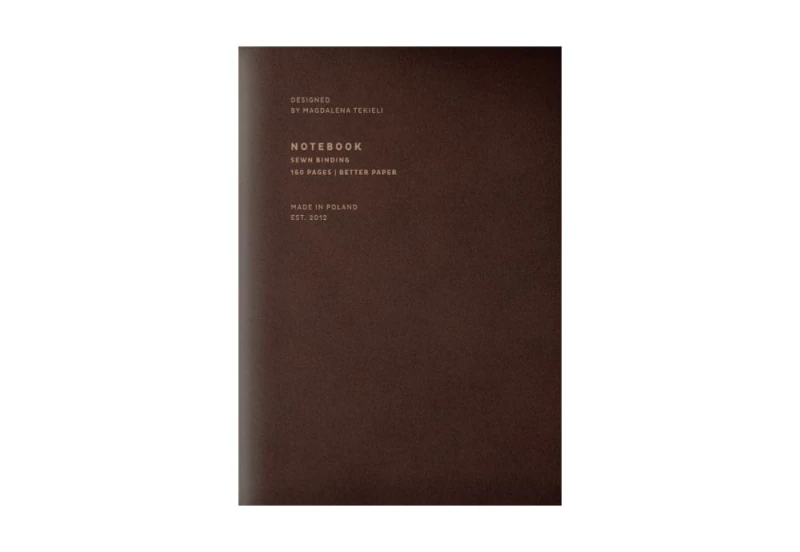 Magdalena Tekieli notes w kropki Paper Love Earth Brown NOTEKA.jpg