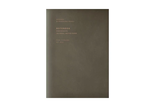 Magdalena Tekieli Notes Paper Love Earth-Tone Basalt Notebook