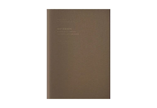Magdalena Tekieli Notes Paper Love Chocolate Notebook Brown Canvas