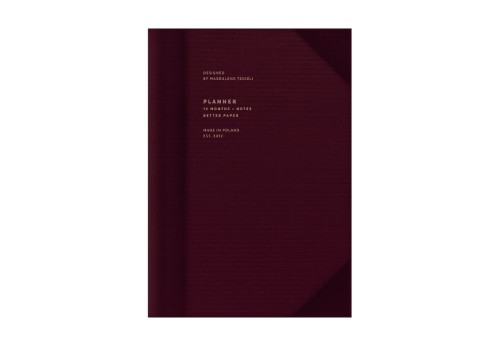 Magdalena Tekieli Planner Paper Love Sienna Burgundy NOTEKA.jpg