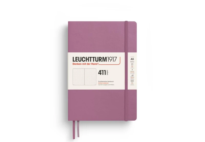 lEUCHTTURM1917 Notes a5 w kropki Dusty Rose NOTEKA.jpg