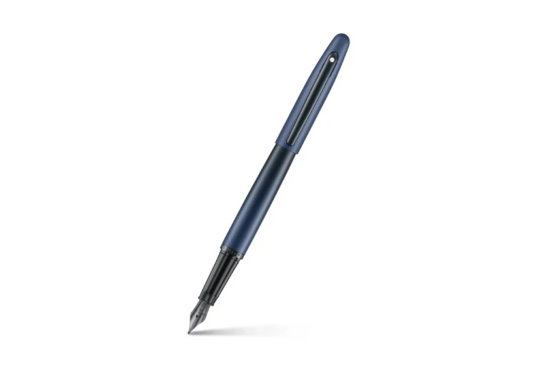 Sheaffer VFM Matt Blue With Matt Black PVD Trims Fountain Pen NOTEKA (3).jpg