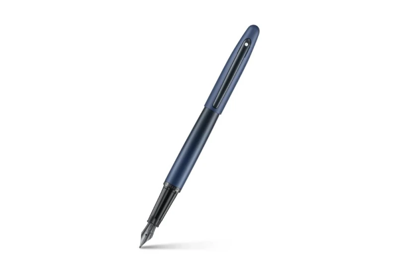 Sheaffer VFM Matt Blue With Matt Black PVD Trims Fountain Pen NOTEKA (3).jpg