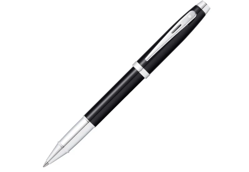 Sheaffer 100 pióro kulkowe glossy black chrome NOTEKA (2).jpg
