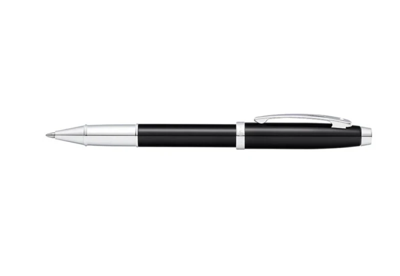 Sheaffer 100 pióro kulkowe glossy black chrome NOTEKA.jpg