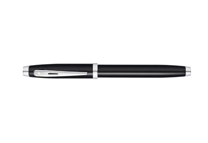 Sheaffer 100 pióro wieczne glossy black with chrome NOTEKA (1).jpg