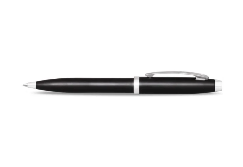 sheaffer długopis 100 glossy black chrome trim NOTEKA .jpg